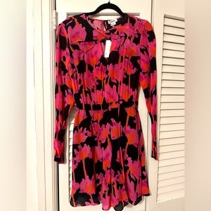 NWT Jason Wu red & pink floral dress - size 6